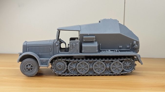 Sd Kfz 7-3 - The Feuerleitpanzerfahrzeug fur V-2 Raketen 3D print model