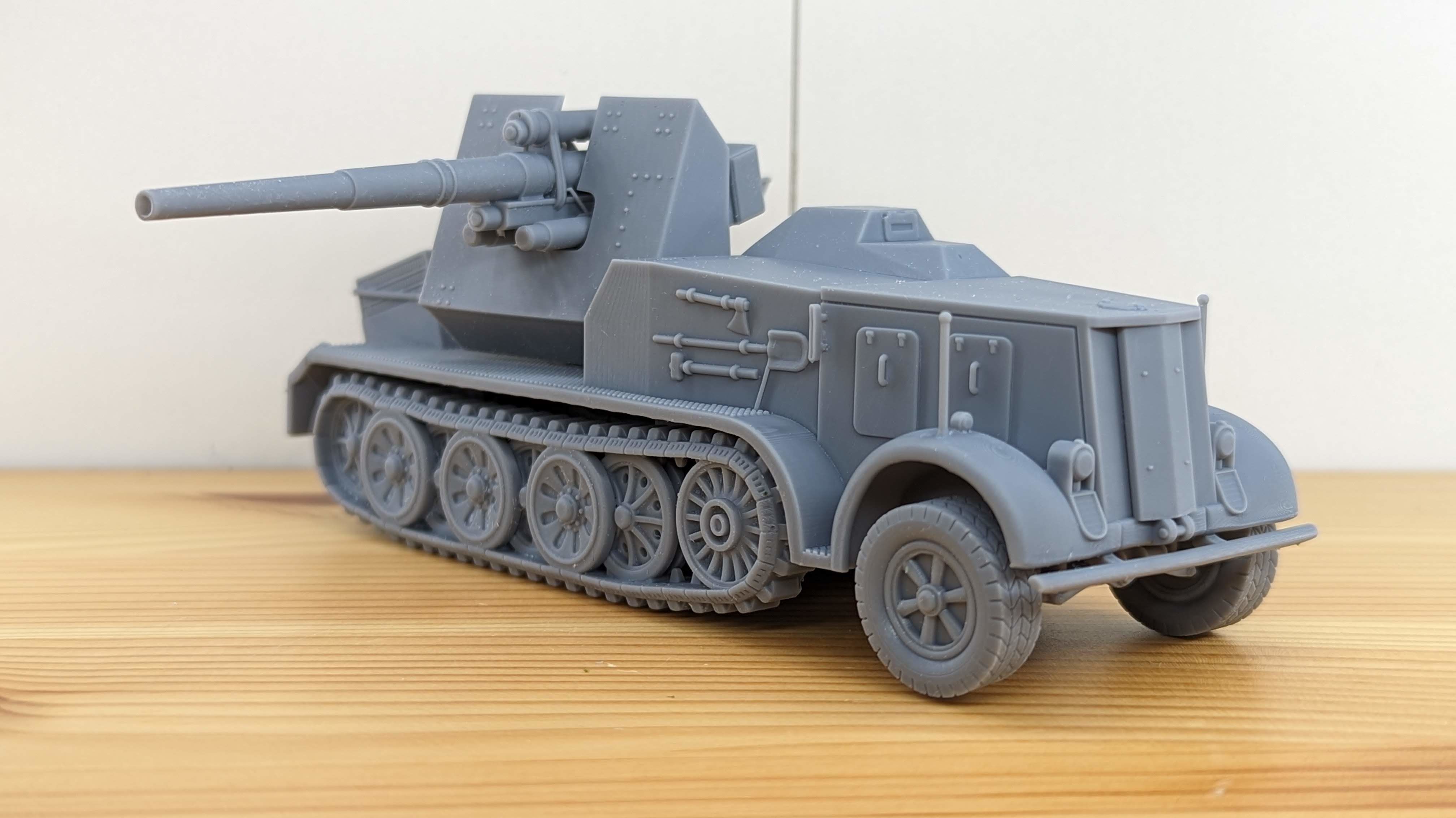Sd Kfz 8 - 88mm Flak 18 auf Schwere Zugkraftwagen 12t 3D print model_1