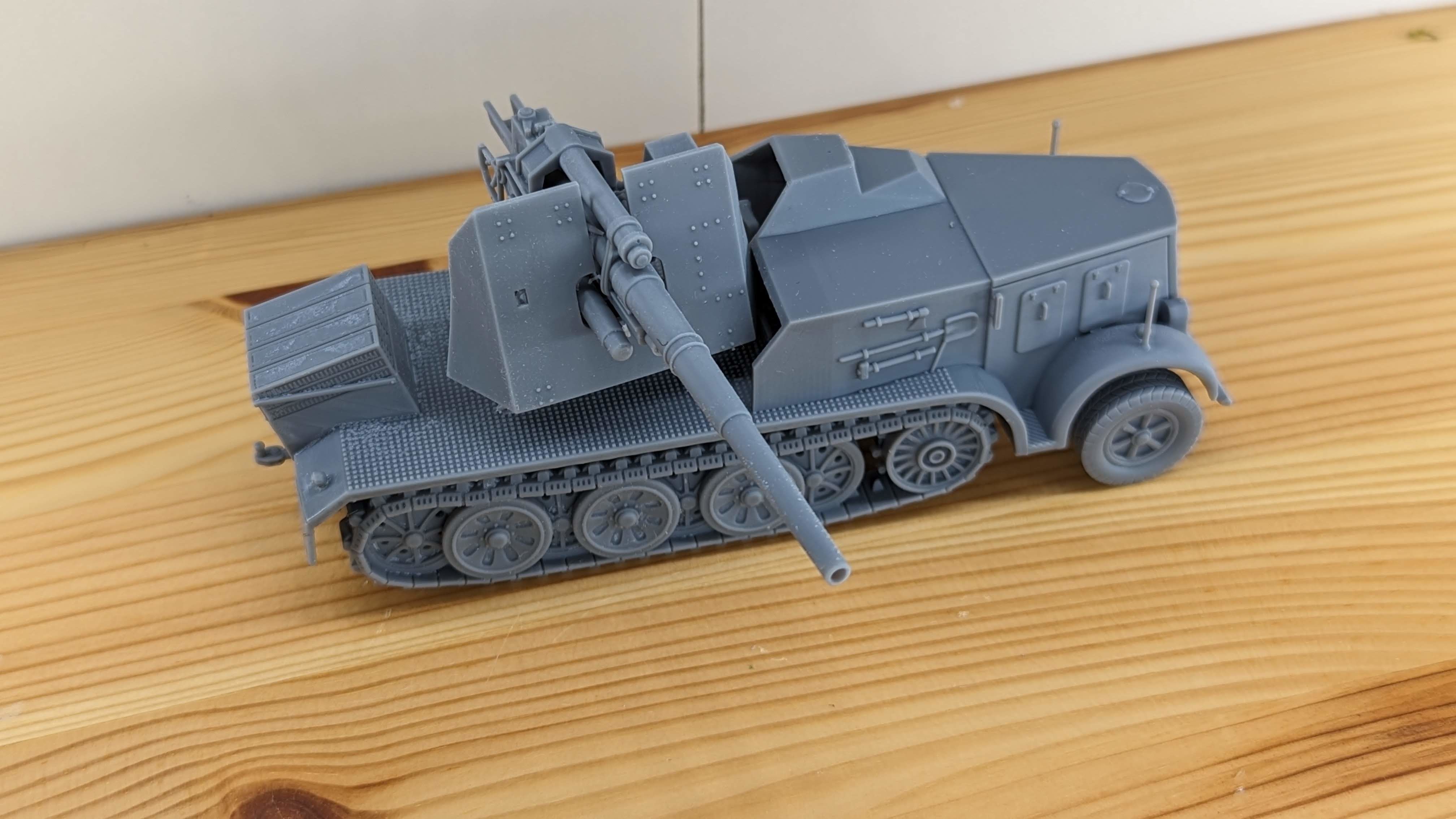 Sd Kfz 8 - 88mm Flak 18 auf Schwere Zugkraftwagen 12t 3D print model_11