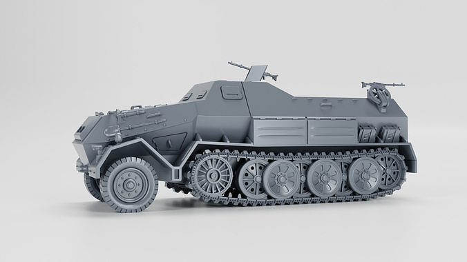 Sd Kfz 8 DB10 Gepanzerte 12t 3D print model