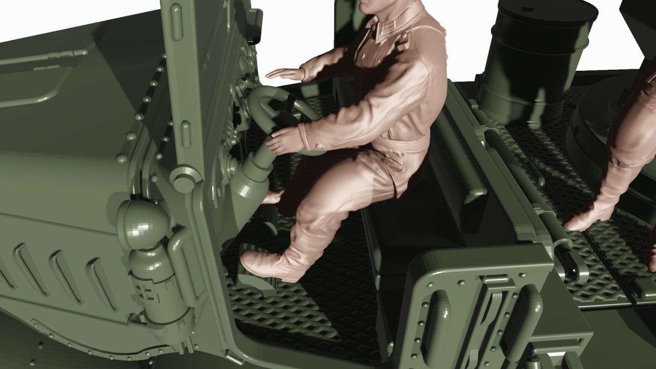 Sd Kfz 9 Zugkraftwagen 18t - FAMO 3D print model_7