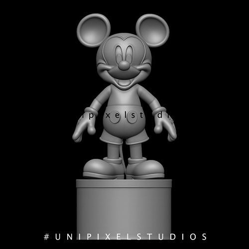 Mickey mouse 3D Fan art STL  3D print model