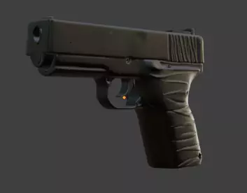  3D Pistol Model 3D model_0