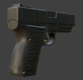  3D Pistol Model 3D model_2