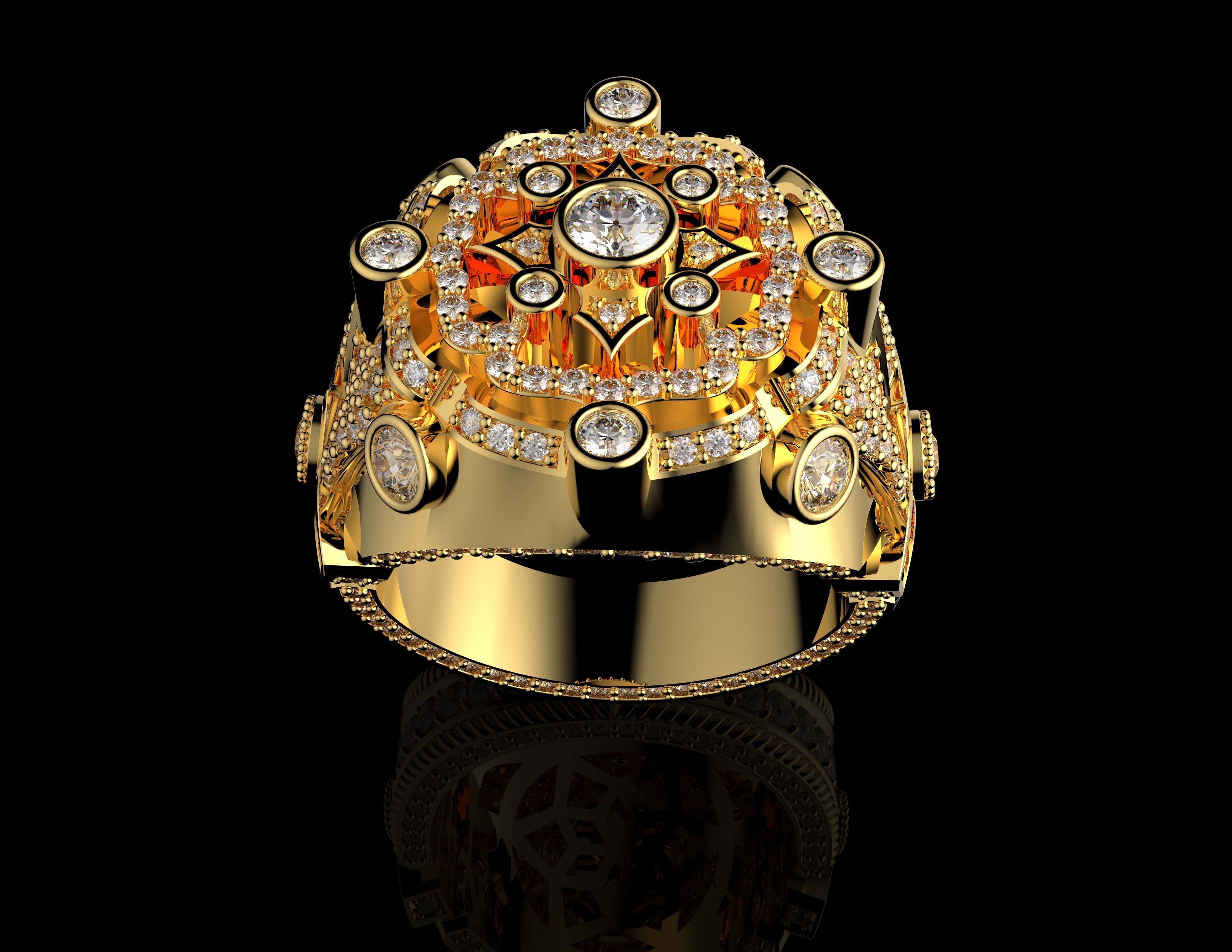 Gold N1422 3D print model_1