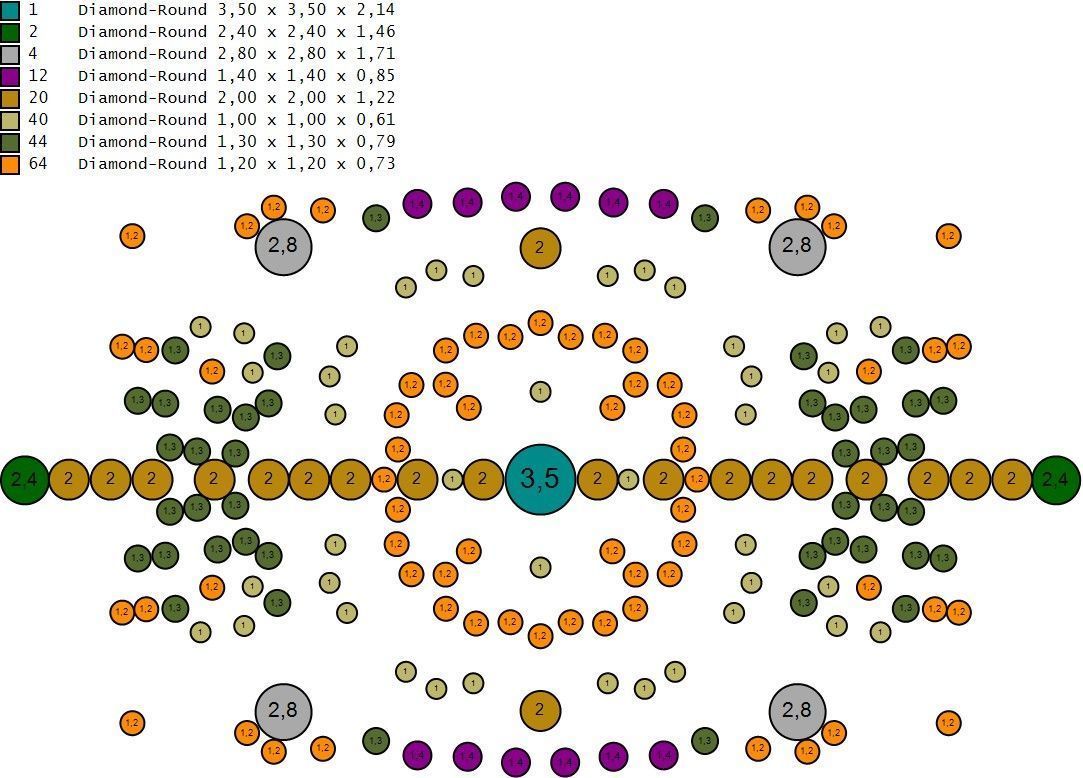 Gold N1422 3D print model_8