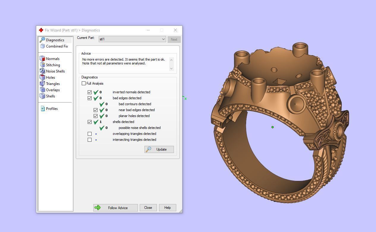 Gold N1422 3D print model_10