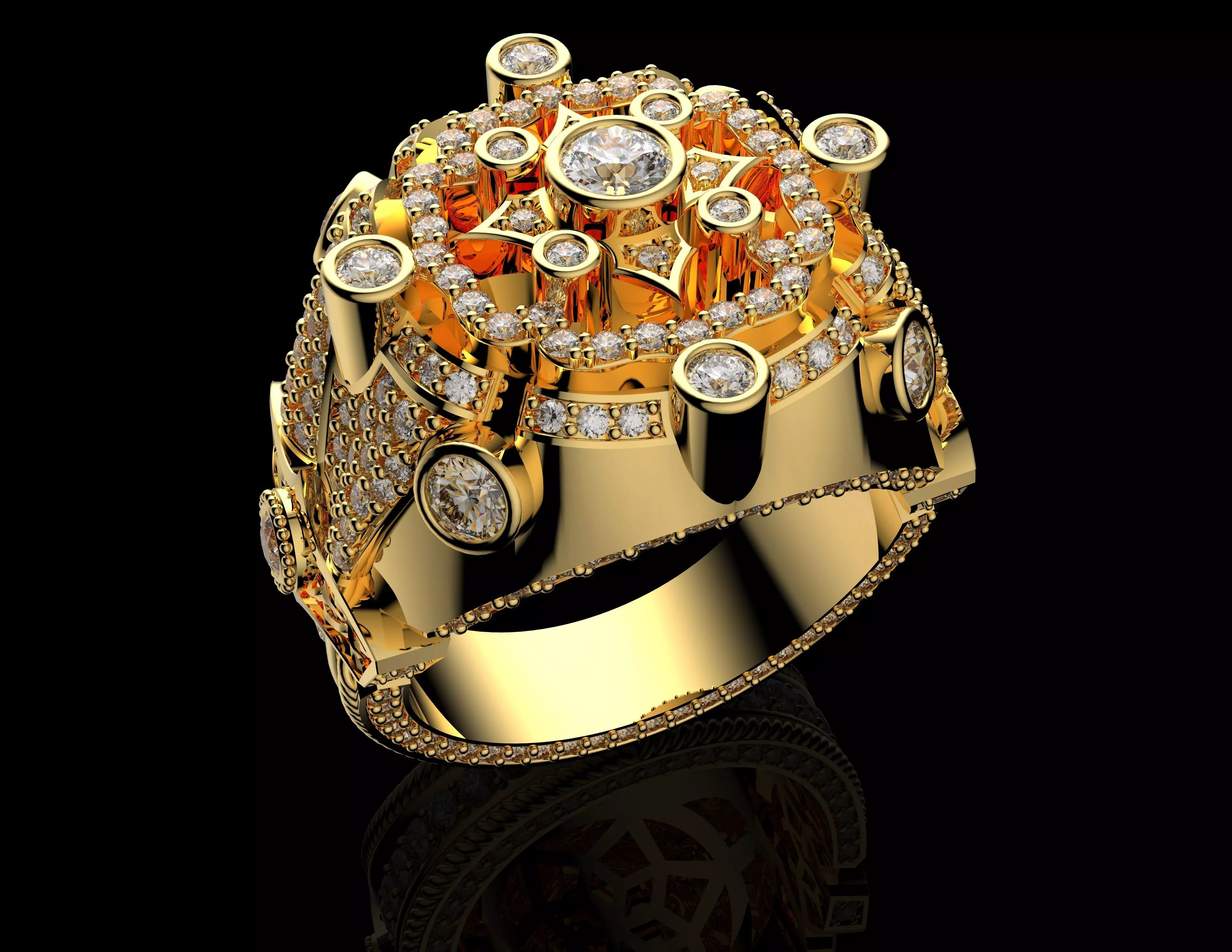 Gold N1422 3D print model_0