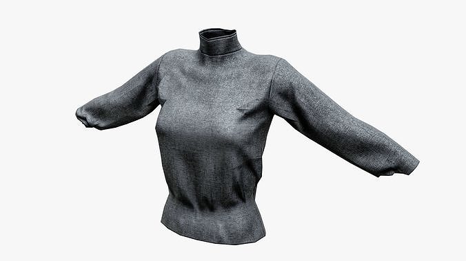 Exorcist Shirt Low-poly 3D model