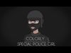 Colorly - Spec Police Girl - Game Ready - Rigged - Customizable Low-poly 3D model_1