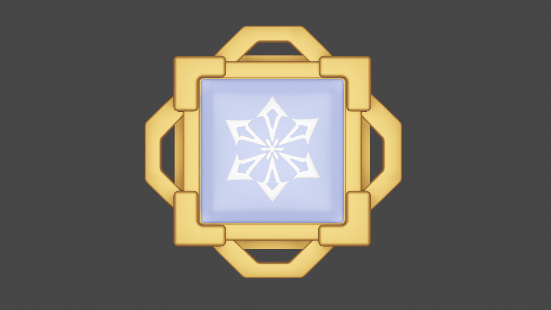 Chongyun cryo vision 3D print model_1