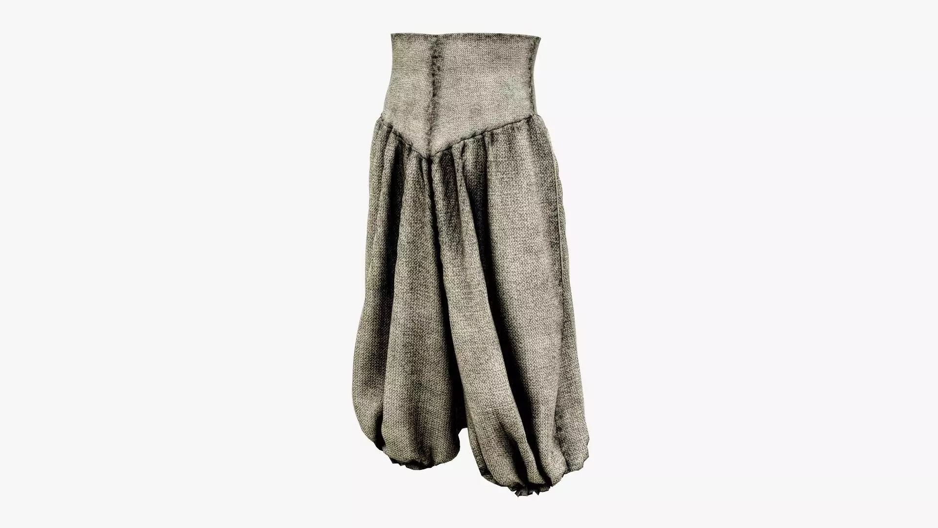 Medieval Pants Large Low-poly 3D model