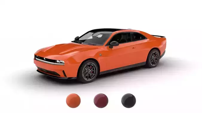 Dodge Charger Daytona 2024 3d model 3D model