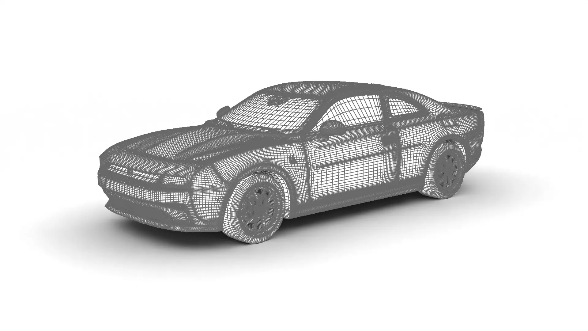 Dodge Charger Daytona 2024 3d model 3D model_28