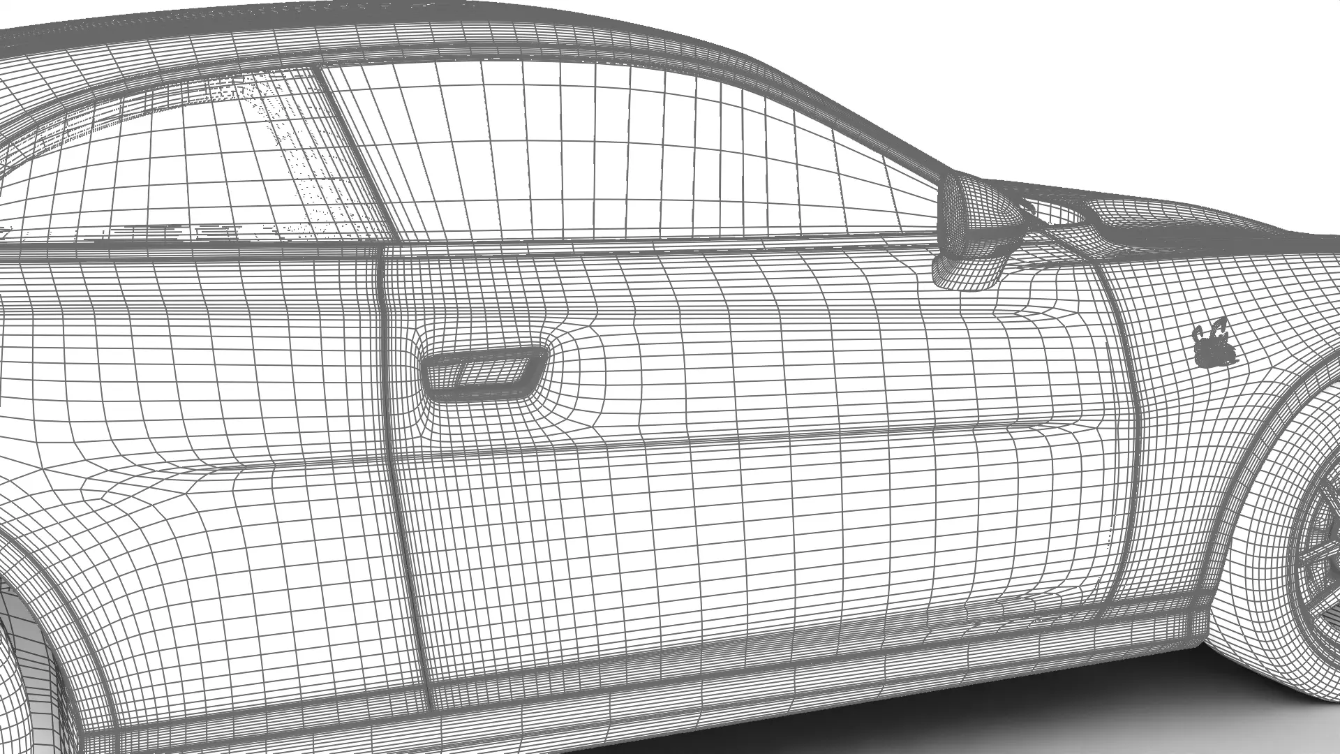 Dodge Charger Daytona 2024 3d model 3D model_32