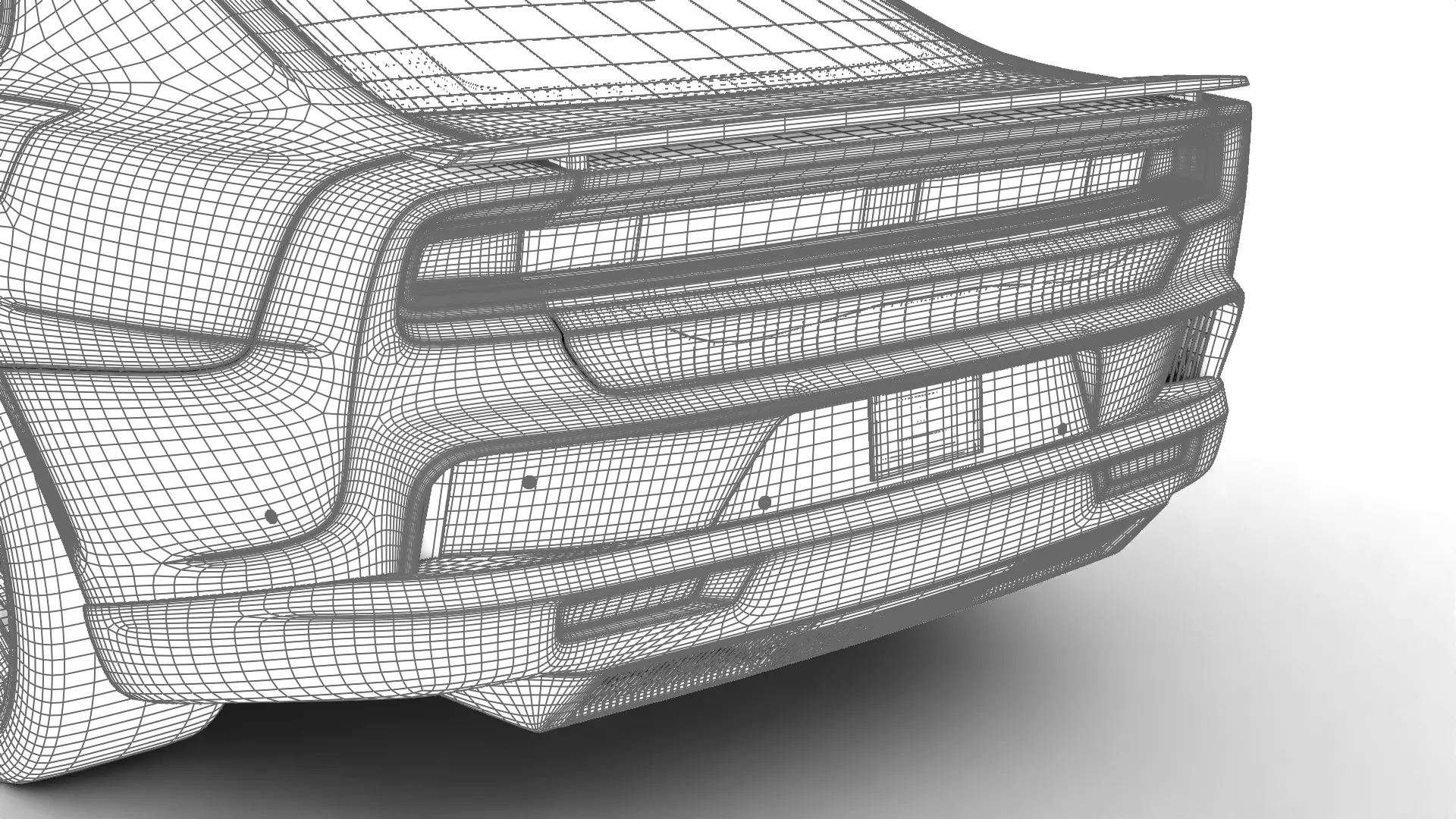 Dodge Charger Daytona 2024 3d model 3D model_42