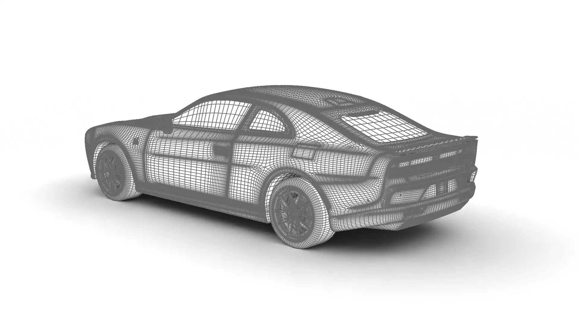 Dodge Charger Daytona 2024 3d model 3D model_27