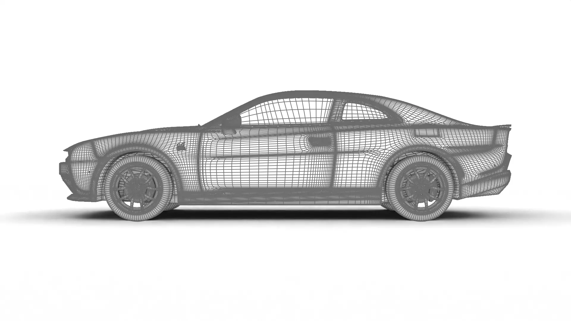 Dodge Charger Daytona 2024 3d model 3D model_37