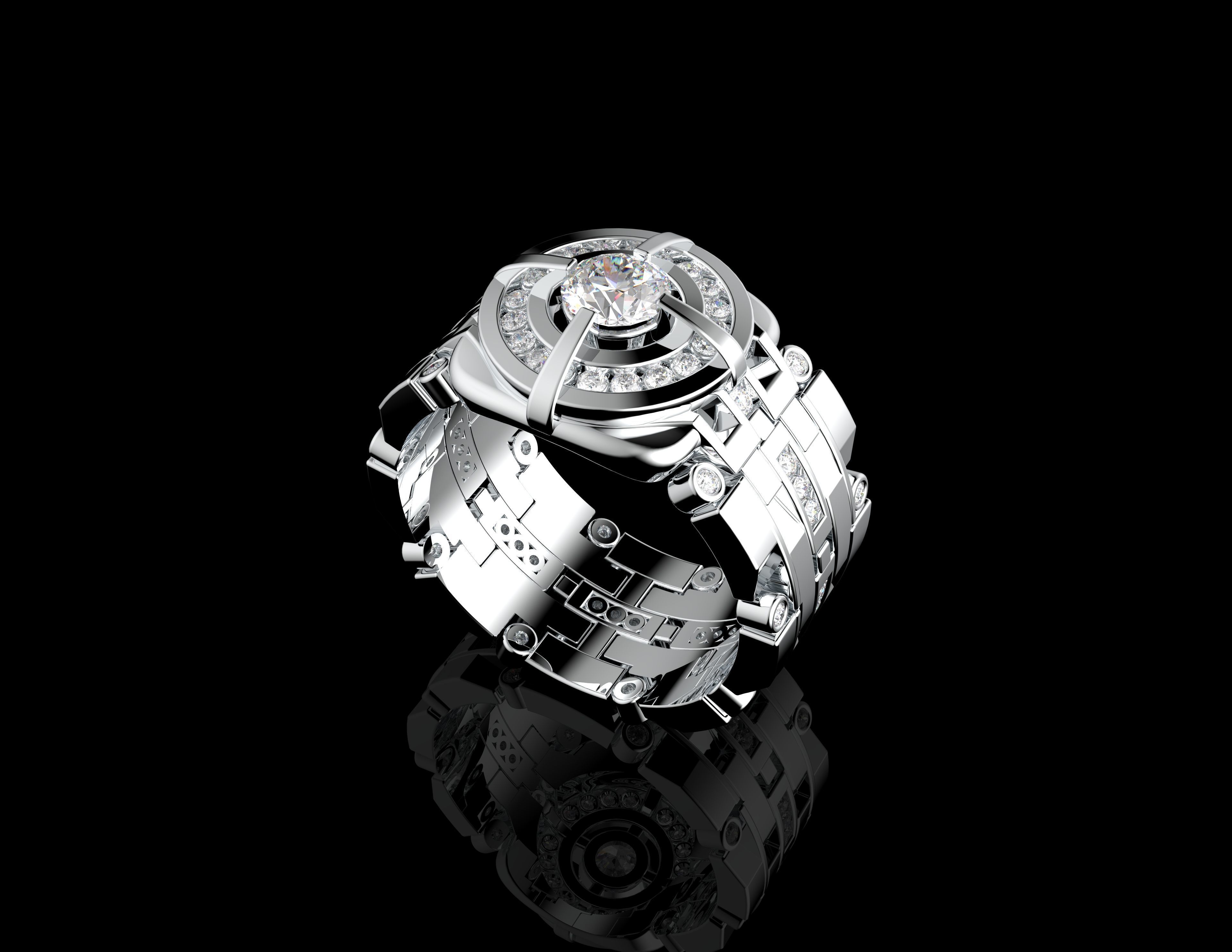 Gold N1423 3D print model_8