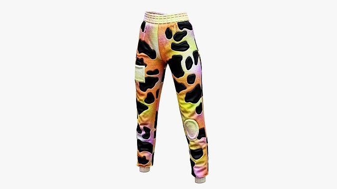 Modern Streetwear Pants Low-poly 3D model