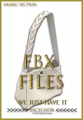 baggy Islamic Trousers Shalwar 3D Model