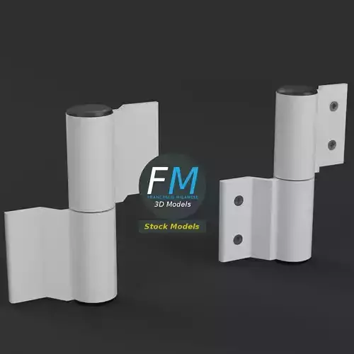 Shutter hinges 3D model