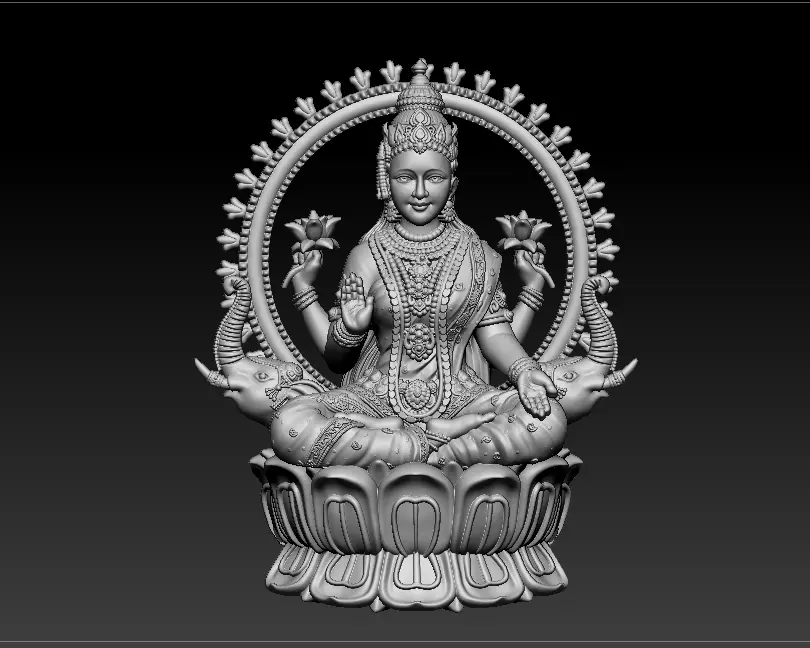 Laxmi Mata 3D print model 3D print model