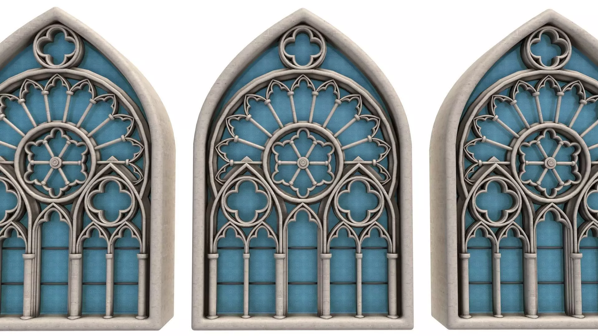 Gothic Window 3D model