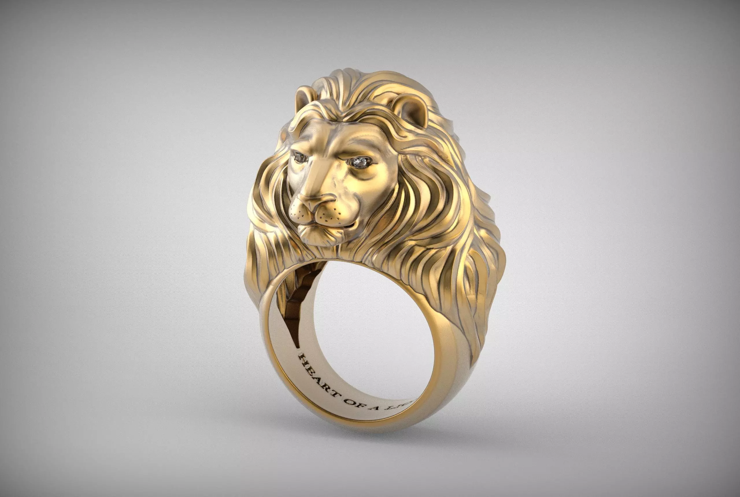 Heart of a Lion 3D print model