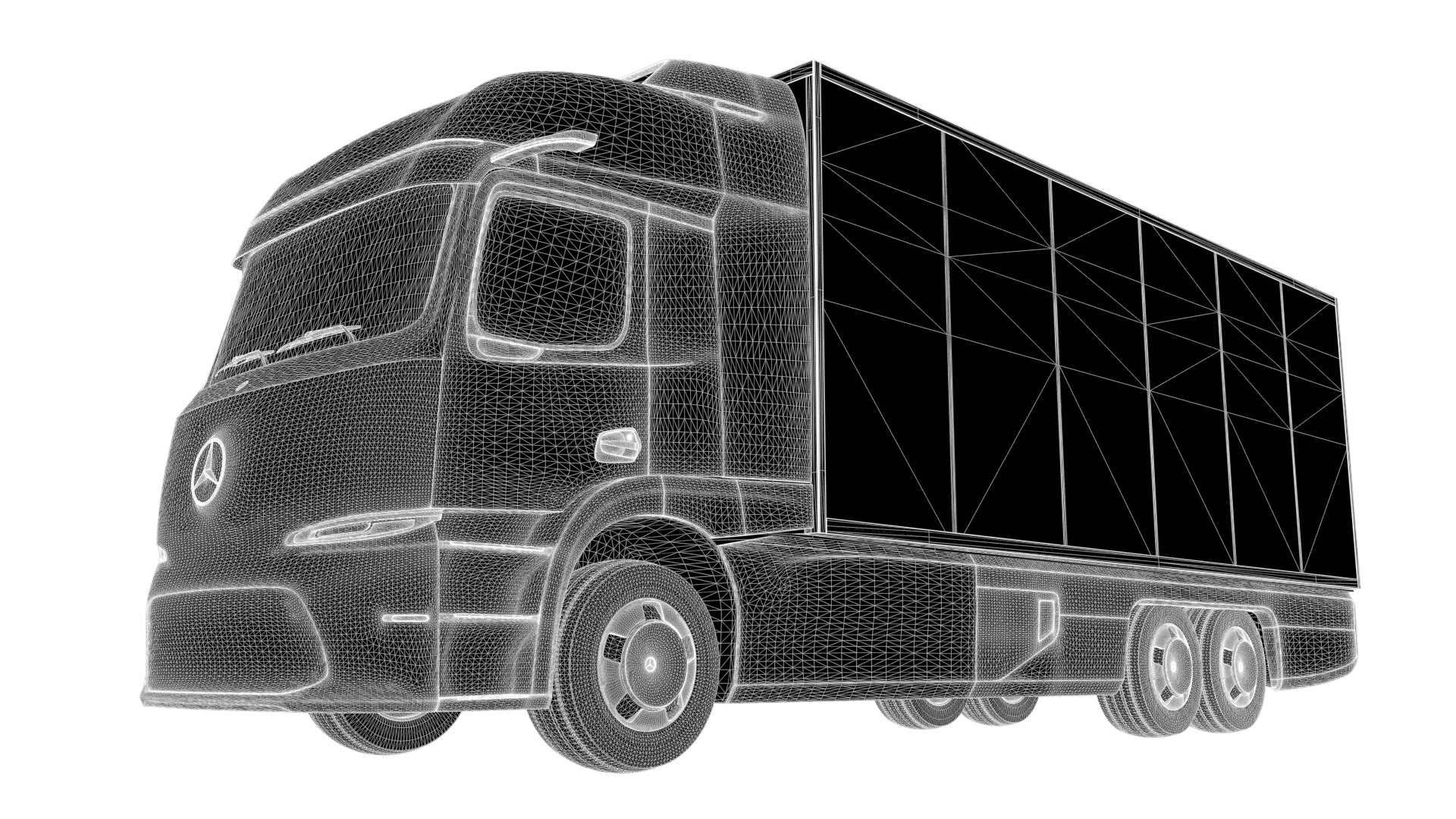 Mercedes Urban E-truck - Render Ready-unreal-vray-redshift 3D model_8