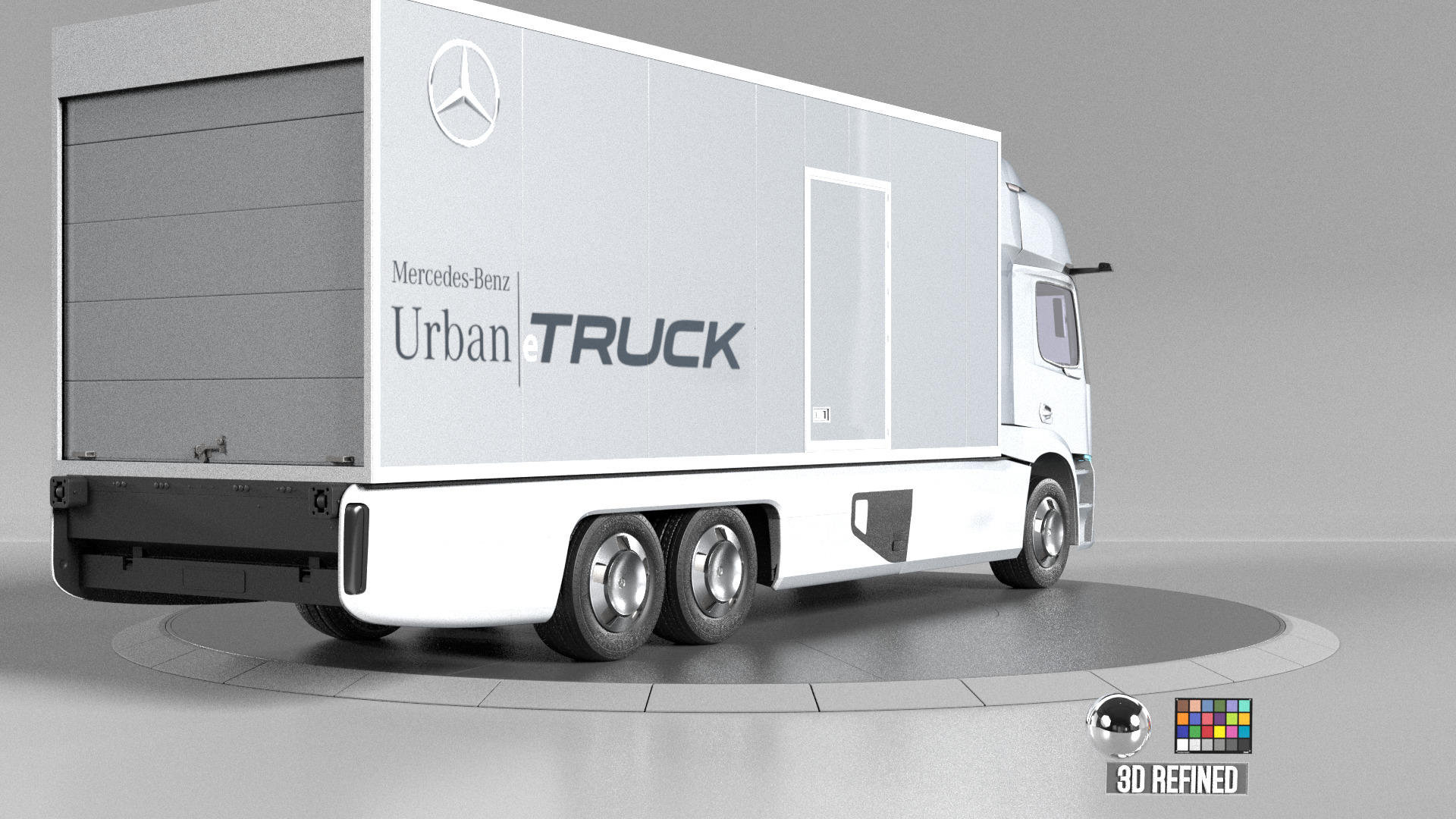 Mercedes Urban E-truck - Render Ready-unreal-vray-redshift 3D model_9