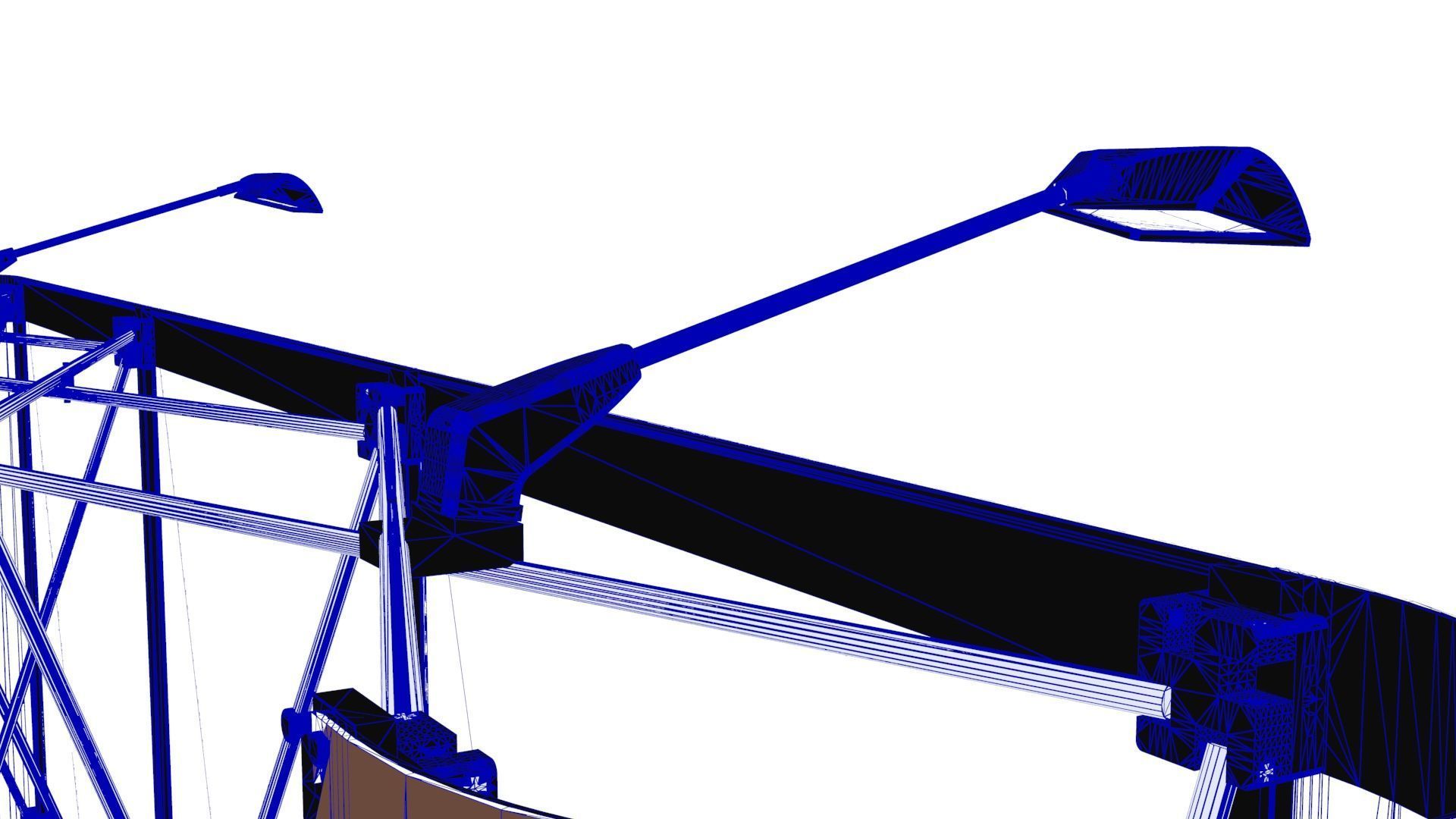 Pop-Up Banner Display - Straight - 3 Sections 3D model_15