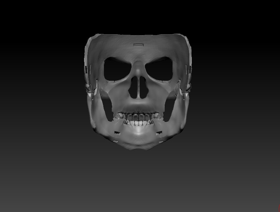 Skull Mask 3D print model_2