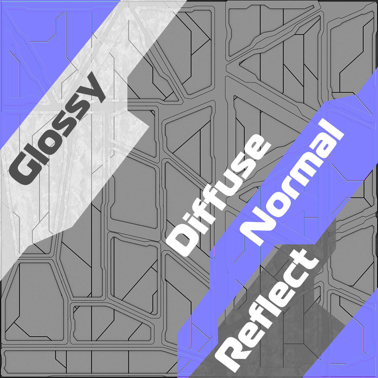 Sci-fi Textures MEGA Pack 3D model_14