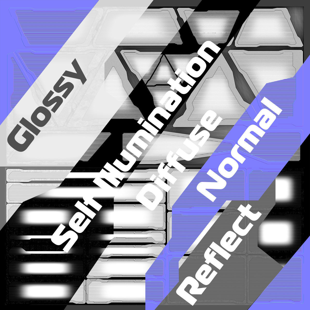 Sci-fi Textures MEGA Pack 3D model_19