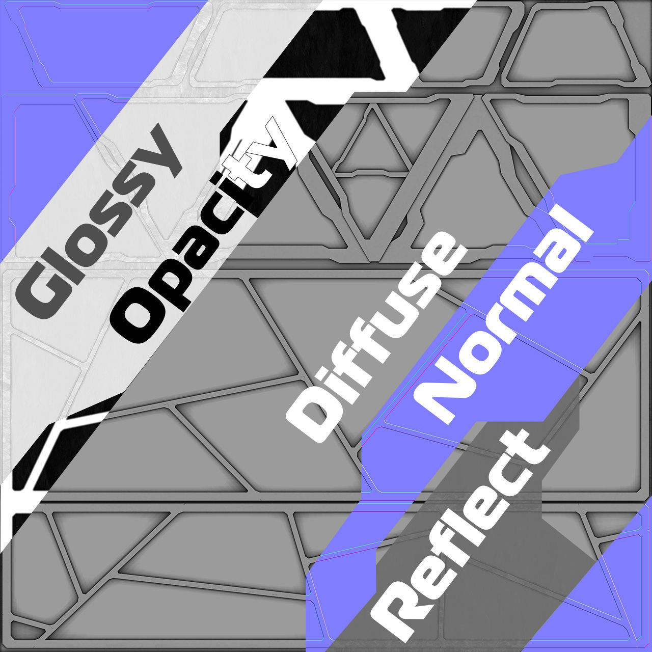 Sci-fi Textures MEGA Pack 3D model_17