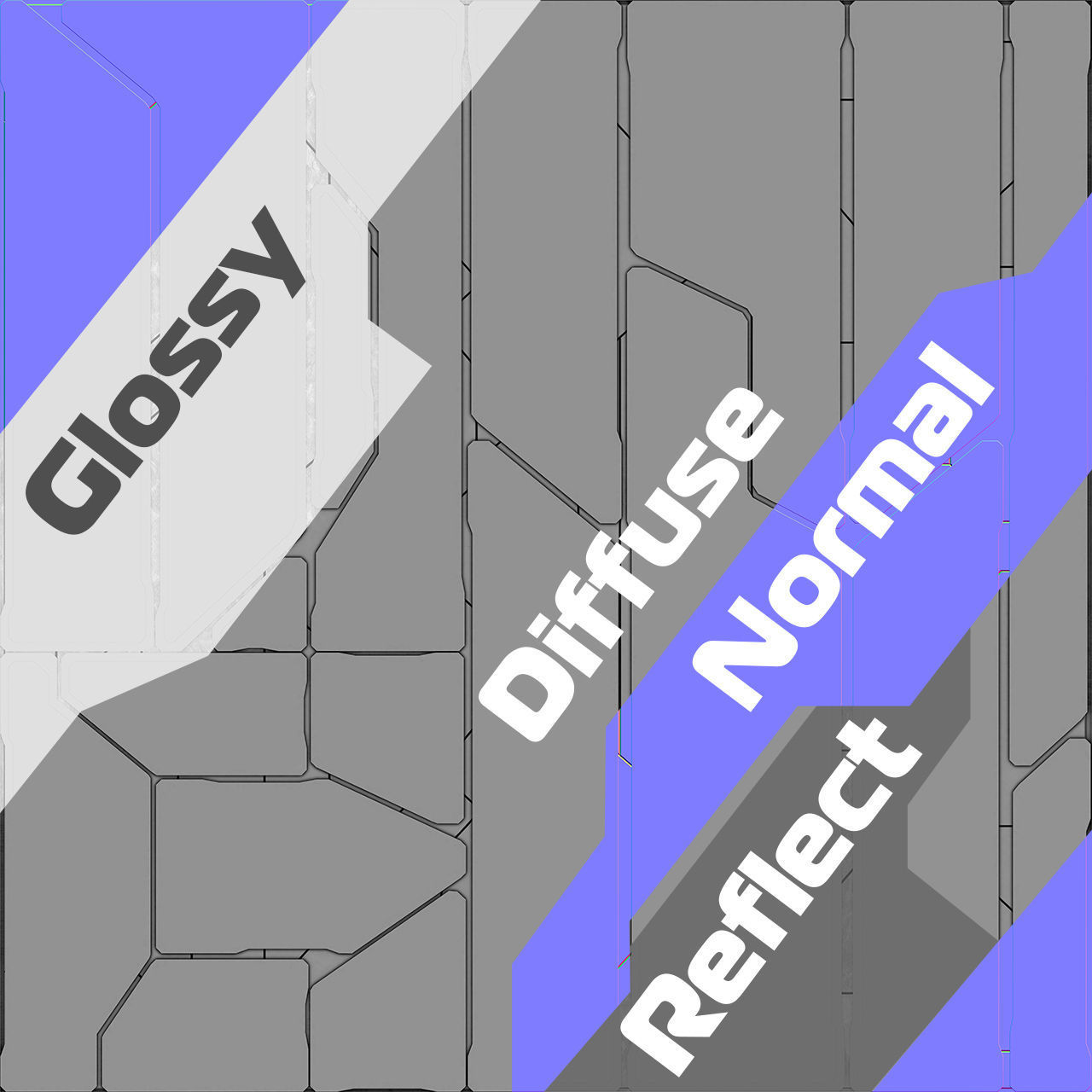 Sci-fi Textures MEGA Pack 3D model_12