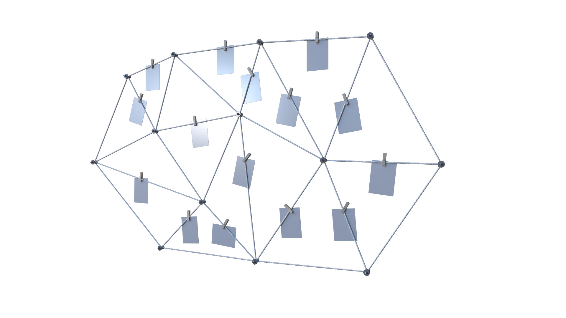 Photo Wall 01 Low-poly 3D model_9