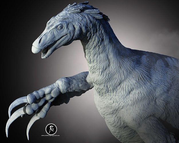 Therizinosaurus The Scythe of the Cretaceous 3D print model