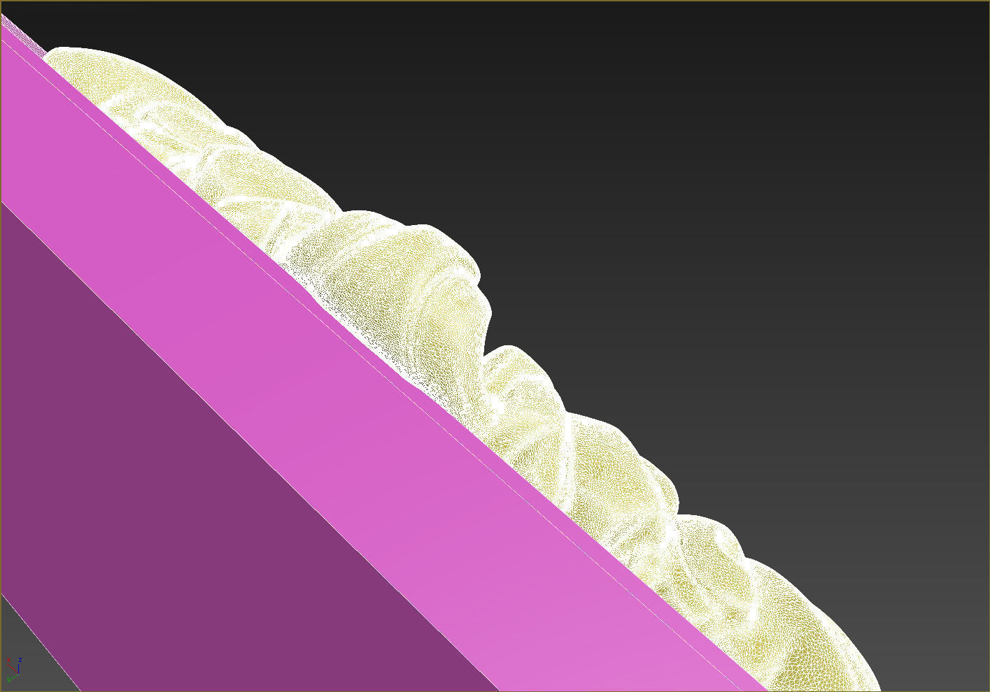 Frame with Carved Elements for CNC machines 3D print model_25