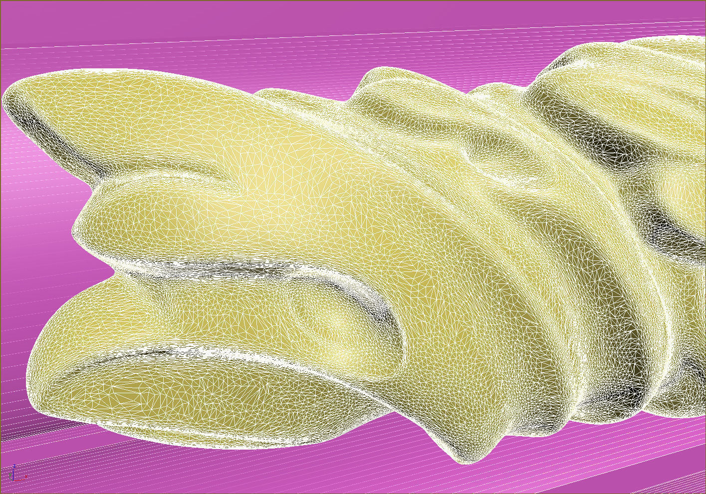 Frame with Carved Elements for CNC machines 3D print model_23