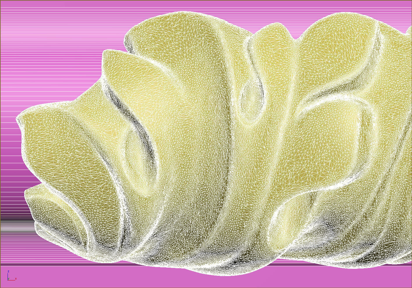 Frame with Carved Elements for CNC machines 3D print model_29