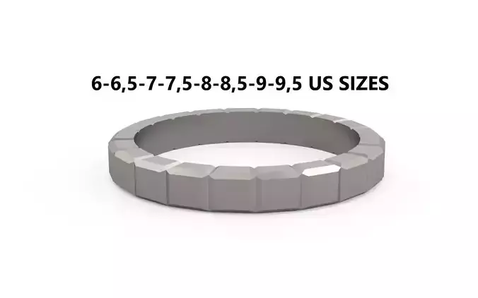 Model 1329 Chopard Iced Cube Ring v3 US Sizes