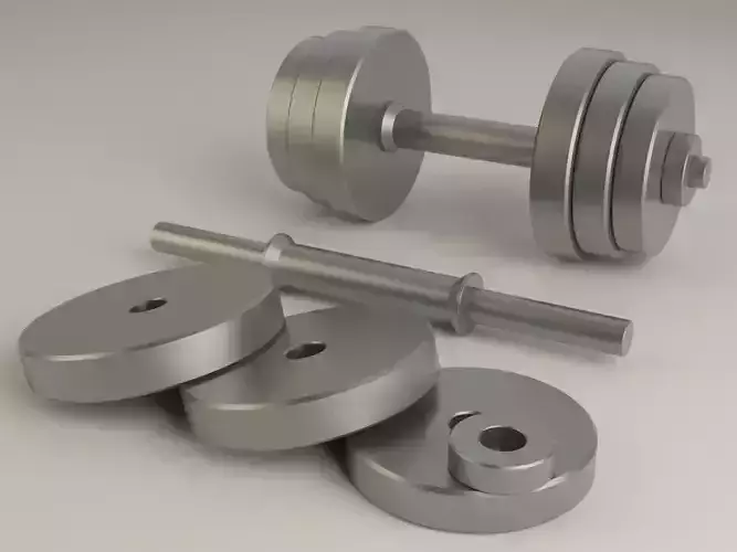 Sport Dumbbells - simplified model
