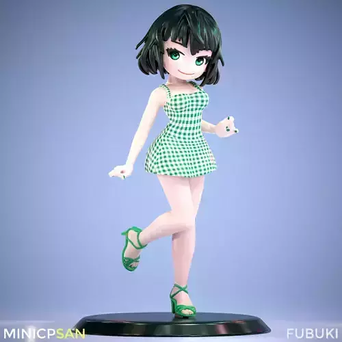 Fubuki - Cute Green Summer Dress - One Punch Man