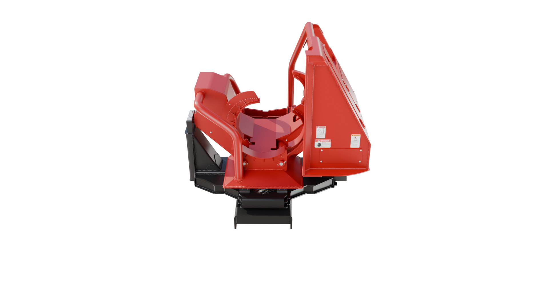 CAT DLK 426 Pull-Through Delimber Trailer-Mounted Low-poly 3D model_10