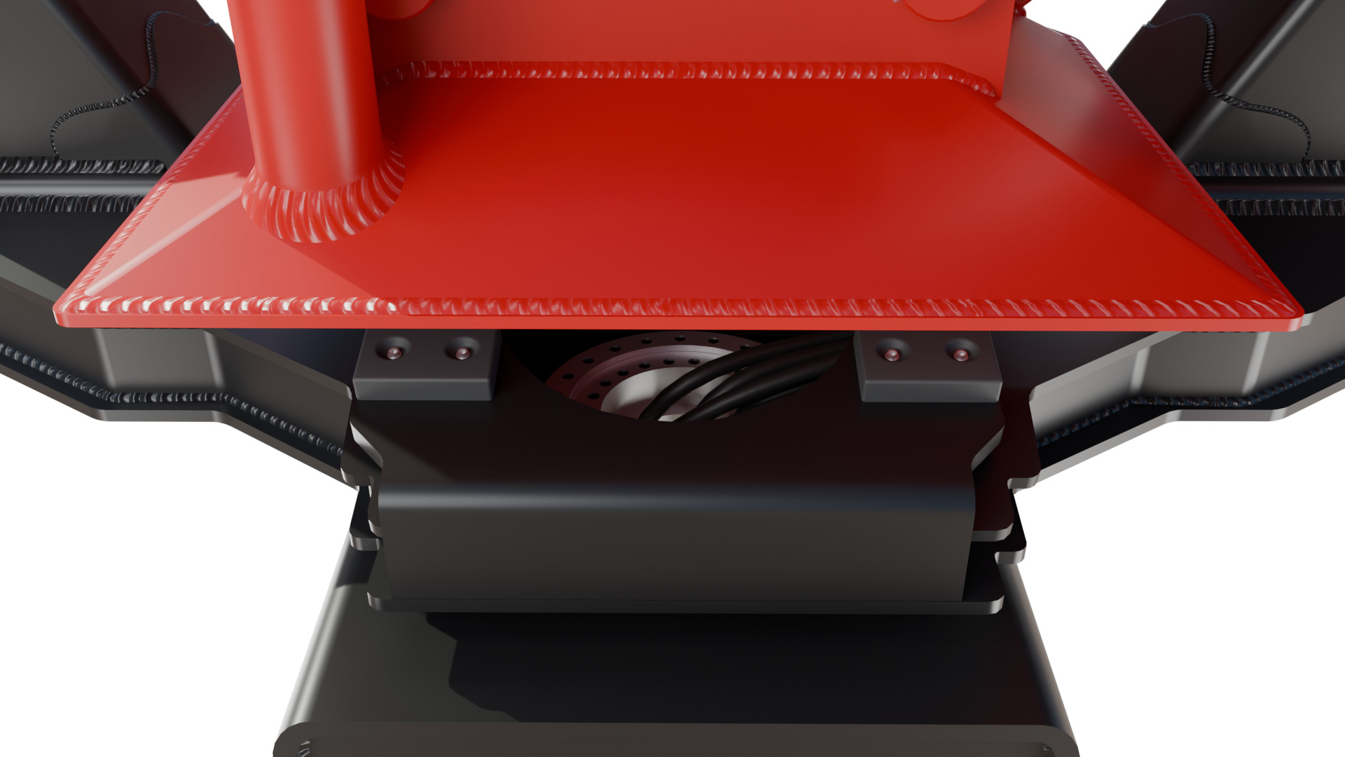 CAT DLK 426 Pull-Through Delimber Trailer-Mounted Low-poly 3D model_14