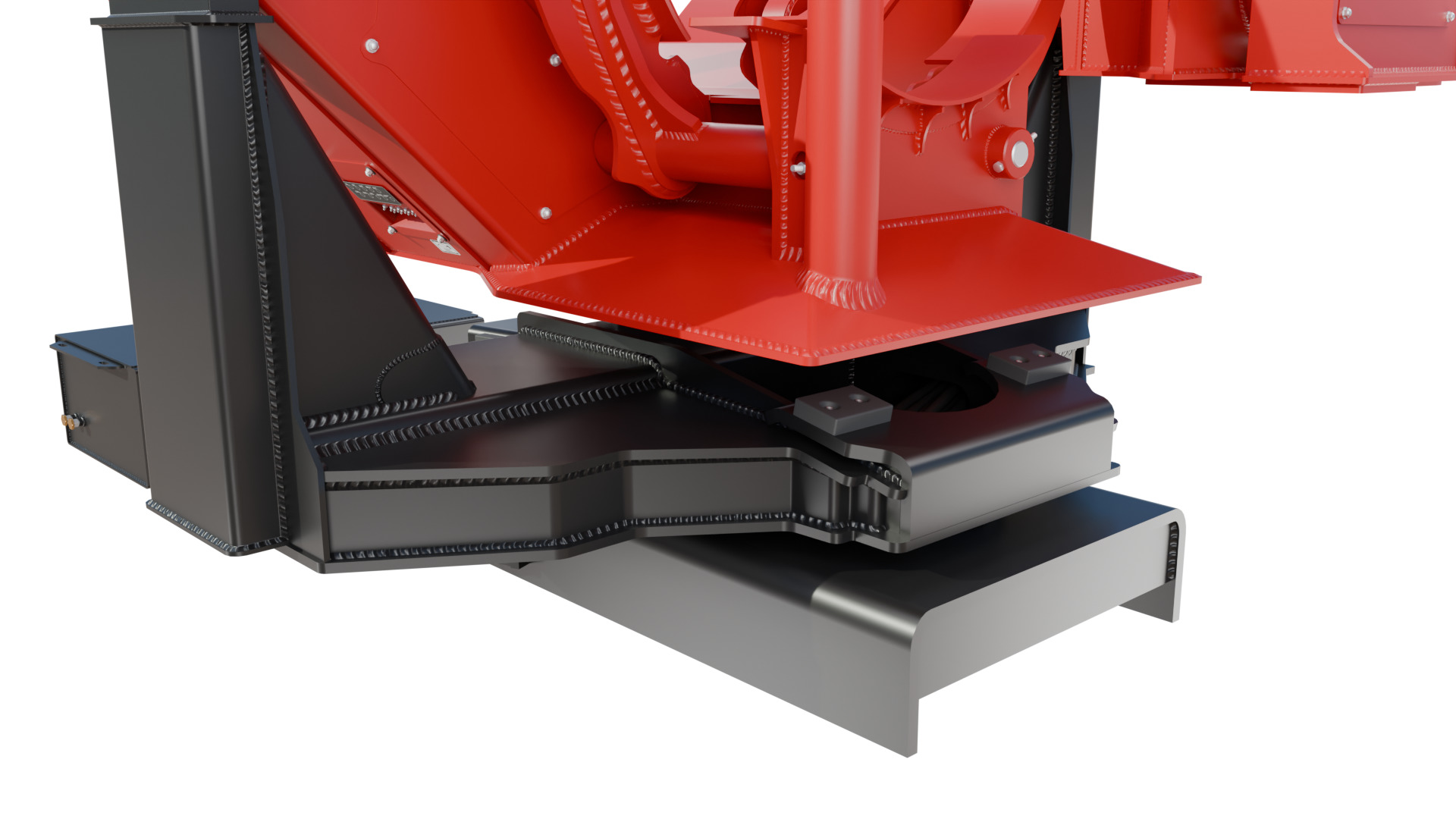 CAT DLK 426 Pull-Through Delimber Trailer-Mounted Low-poly 3D model_11