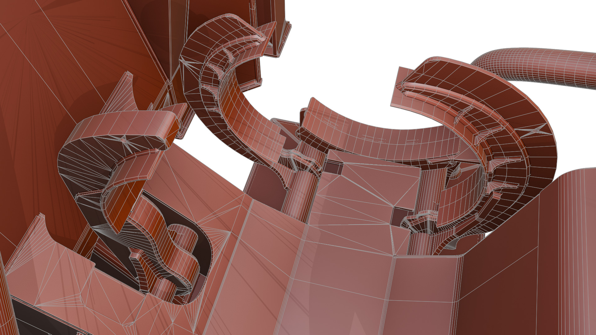 CAT DLK 426 Pull-Through Delimber Trailer-Mounted Low-poly 3D model_27