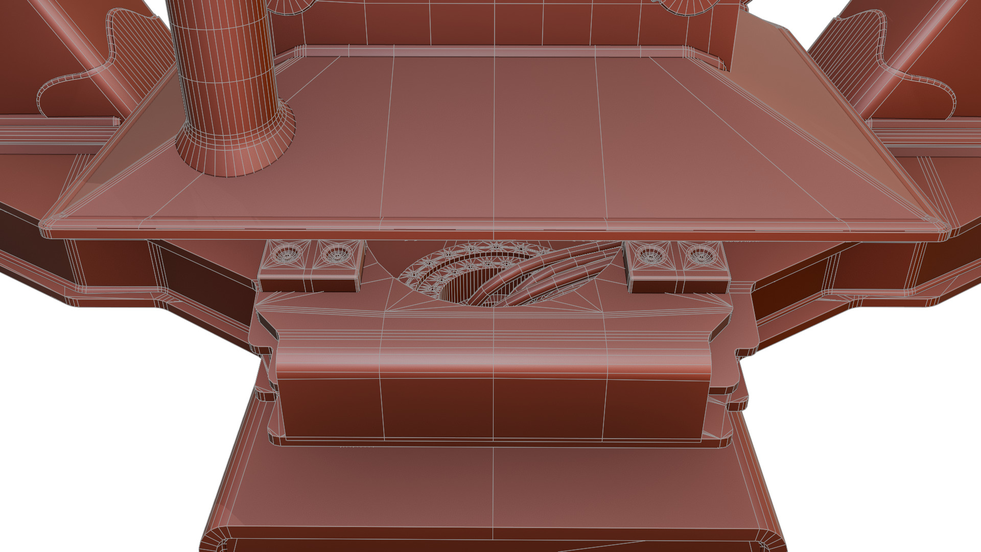 CAT DLK 426 Pull-Through Delimber Trailer-Mounted Low-poly 3D model_30